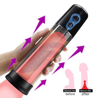 China Waterproof  Electric ABS Penis Vacuum Pump Extender Sex Toys for sale