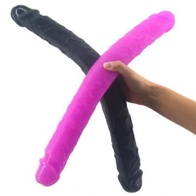 China 46cm realistischer doppelter Dildo zu verkaufen