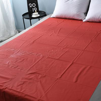 China 200*220cm Waterproof Adult Sex Bed Sheets PVC Vinyl Mattress Cover for sale