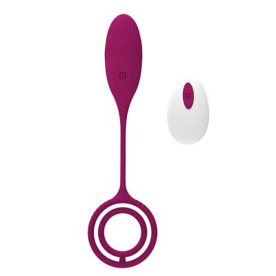 China Van de de Afstandsbedieningkogel van Ce ROHS het Eivibrator, 10 Frequentie Draadloos Ei Massager Te koop