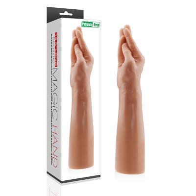 China 13,5“ magische Handrealistischer Arm-Finger-Faust-Kolben-Stecker-Sex Toy For Women Men Lovetoy zu verkaufen