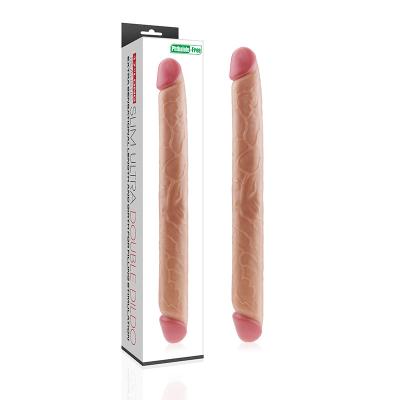 China 17“ Honey Sex Toys Realistic Double Gebeëindigde Massager 43cm Zachte pvc-Penis Te koop