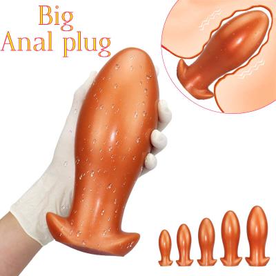 China Waterproof Huge Anal Plug Prostate Massager Anal Vaginal Expanders Sex Toys for sale