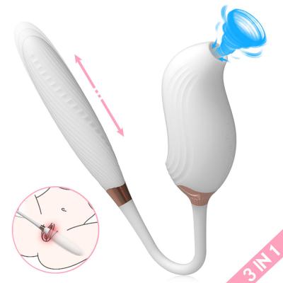 China Silicone ABS Honey Sex Toys Sucking Vibrator Dildio For Women for sale