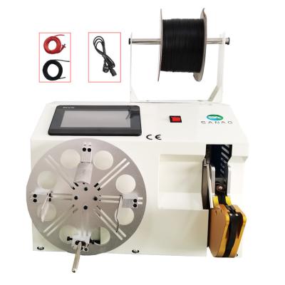 China Factory Price AC/USB Wire Winding Binding Machine Automatic Wire Stripping Winding And Tying Machine for sale