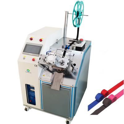 China Automatic ultrasonic woven beverage belt cutting machine china brand factory price for sale