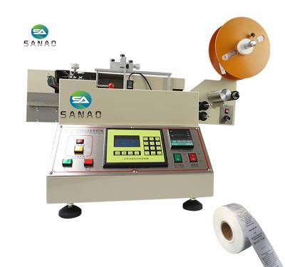 China ALC-103A Automatic Hot And Cold Printing Drink Label Cutting Machine For Ribbon Label for sale