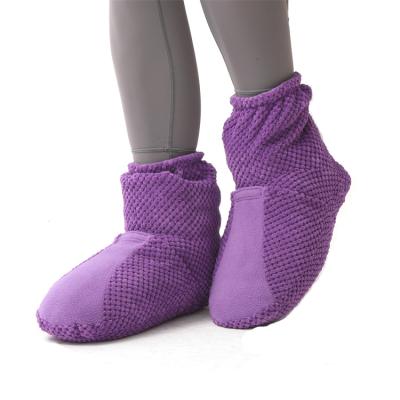 China Microwavable Warm Foot Warmer Pad with Flaxseed and Lavender 29x13x20cm for sale