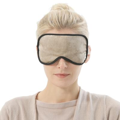 China Anti-Wrinkle Chenille Aromatherapy Sleeping Eye Mask for sale