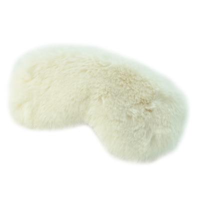 China Anti-Wrinkle Fluffy Soft Plush Sleep Eye Mask For Traveling for sale