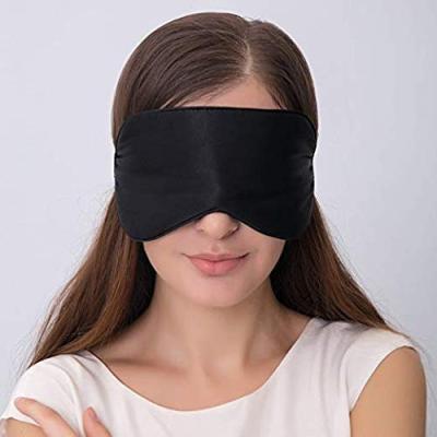 China Natural Silk Block Light Travel Anti-puffiness Super Soft Sleeping Eye Mask for sale