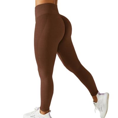 China Pants Women Stretchy Soft Slimming Quick Dry Scrunch Back Seamless Leggings for sale