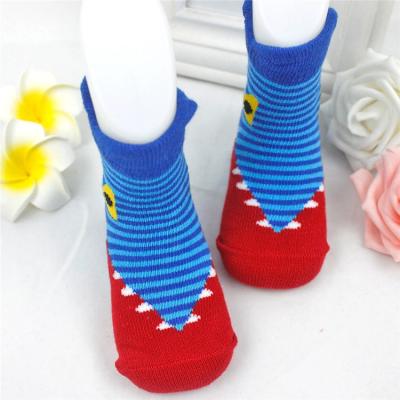 China Lovely QUICK DRY animal soft cute tube socks cartoon cotton baby boy socks designer baby socks for sale