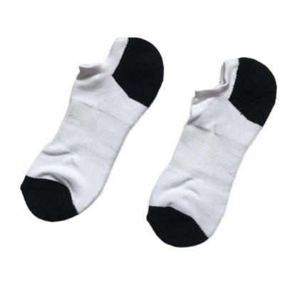 China Wholesale Breathable Breathable Solid Color Ankle Sports Socks Cotton Sports Compression Socks for sale