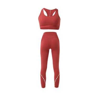 China Factory direct sales breathable high quality sexy yoga shorts sets backless yoga set yoga wear sports clothing set for sale