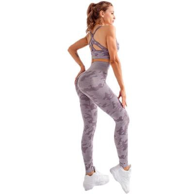 China High Waist Hot Selling Spandex Nylon Polyester Low Prices Yoga Running Yoga Clothes for sale