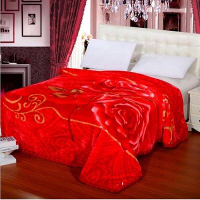 China hq635 100% disposable 100%Cashmere wool brushed blanket 2019 white high quality acrylic blanket / mink blanket china acrylic blanket for sale