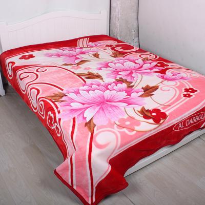 China Disposable Animal Hood Blanket Patterned Electric Fleece Blanket 100 Cotton Blanket for sale