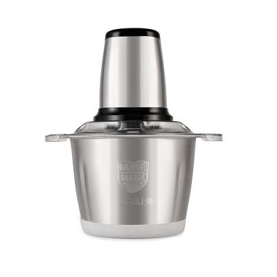 China Suitable for 3~4 People Chopper 2 Speeds Electric Stainless Steel Electric Food Processor Chopper Automatic Mincing Machine Quiet for sale