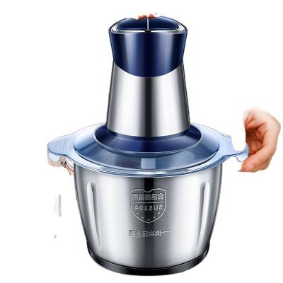 China Household Kitchen Stainless Steel Bowl With Electric Meat And Vegetable Food Chopper for sale