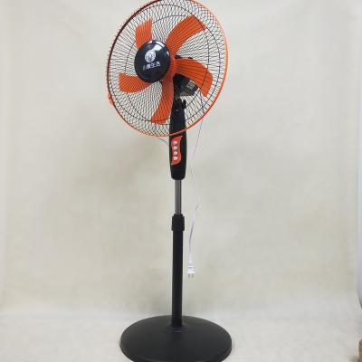 China Alternating Current (AC) Cooper 220V Indoor Motor Oscillating Pedestal Fans Household Use 16 Inch Electric Rack Fan Fan for sale