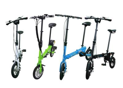 China Aluminum Alloy Smallest Folding Bike With Inflated Tyre / Comfortable Seat for sale