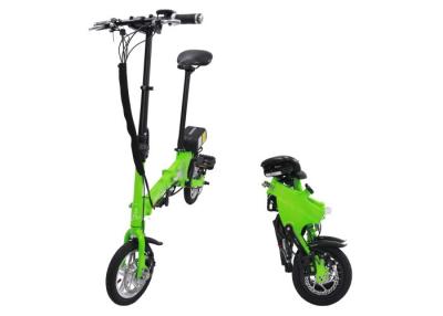 China Compact Size Adjustable Bicycle Folding Bike 12 Inch Blue / Green For Exercises for sale