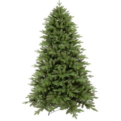 China PVC PE Christmas Tree LED Christmas Tree Modern Mix Joint Hinged Pine Needle Artificial Christmas Tree for sale