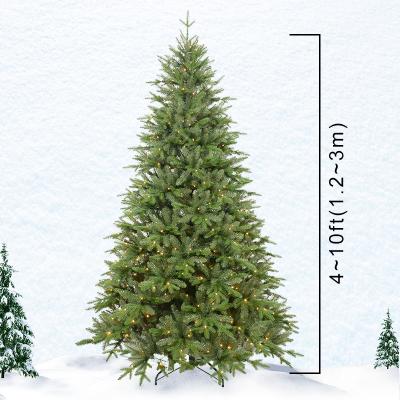 China Modern Artificial Christmas Tree Decoration Needle Pine PVC Christmas Gift Base Special Christmas Tree for sale