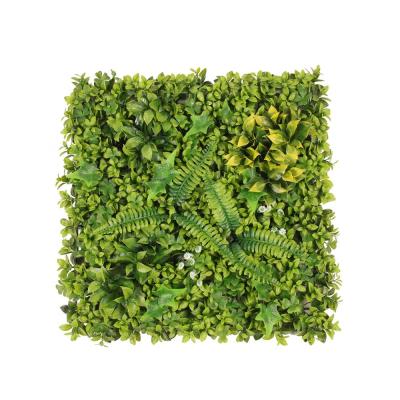 China Hot Sale Minimalist Boxwood Decorative Green Artificial Hedge Wall Plant Wall Grass Green Artificial Wall Panels for sale