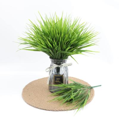 China Eco-friendly Longstar Grass Home Deco Simulation Plant Office Decorated Artificial Barley Grass Rice Seedling Green Branch for sale