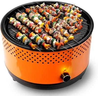 China Easily Cleaned Indoor Outdoor Table Top Charcoal Mini Hibachi Grill Korean Portable BBQ Grill for sale