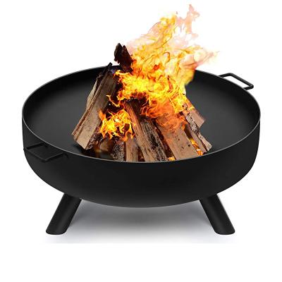 China Easily Cleaned Outdoor Garden Wood Fire Pit Bowl Grill Steel Metal Barbecue Fire Pit for sale