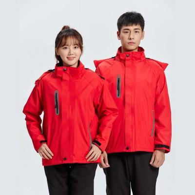 China 2022 Breathable New Windproof Jacket Softshell Jacket Fleece Lining 2 In 1 Men Jacket for sale