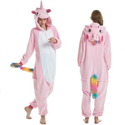 China Anti-pilling Children's Unicorn Pajamas Flannel Kids Pique Pajamas Suits Sleepwear Winter Cat Nightgown Animal Pajamas For Boys for sale