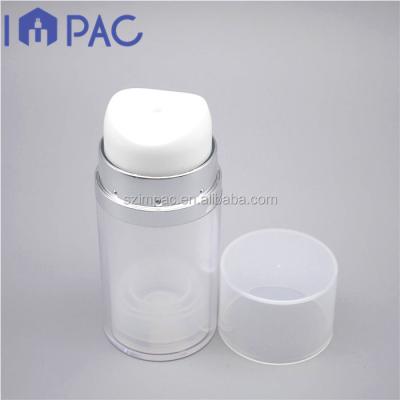 China Personal Care Cosmetic Empty Airless Skin Care Packaging Pump Bottle 50ml For Cream for sale