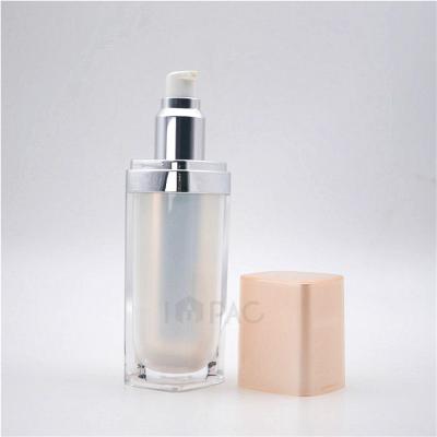 China Custom Thick Wall Luxury Plastic Personal Care Lotion Pump Bottle 60ml For Base for sale