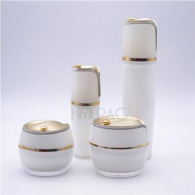 China BEAUTY PACKAGING luxury skin care cosmetic packaging sets container with bottle and jar for sale