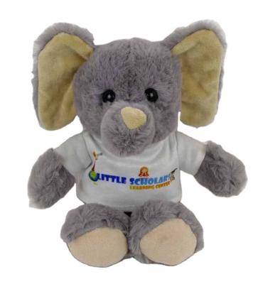 China Gifts / Custom Promotions OEM Gototoy Plush Elephant Toy Stuffed Soft Elephant Toy With Shirt for sale