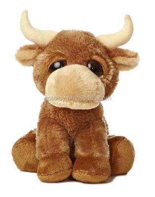 China Hot Selling Promotions Cheap Custom Bull Stuffed Toy Gifts / Toy With T Shirt for sale