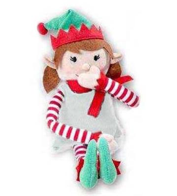 China Gifts/Promotions High quality custom christmas plush elf soft toy girl elf light for sale