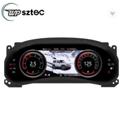 China Auto Instrument Cluster Panel 1920*720 Modified 12.3 Inch Car Dashboard For Jeep Wrangler 2011 - 2017 Digital Dashboard 12.3