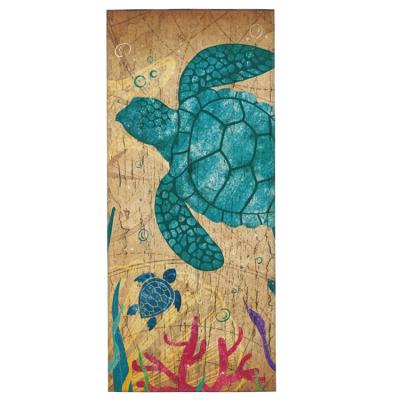 China Skin Friendly And Water Absorbent Sea Turtle Seaweed Highly Absorbent Quick Drying Hand Towels for sale