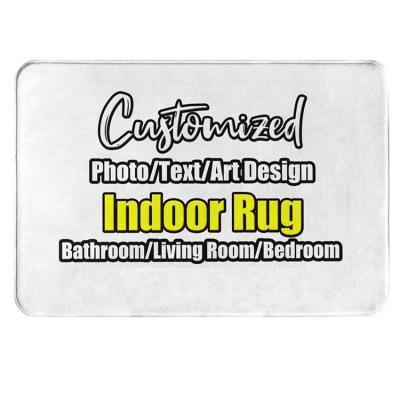 China Modern Customize Photo Mat Personalized Non Slip Bath Mat With Text Photo Logo For Home Decorative for sale