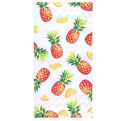 China Free Design Summer Pineapple Fast Shipping Beach Towel QUICK DRY Large for sale