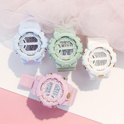 China Wholesale Automatic Casual Watch Men Colorful Electronic Luminous Date Sports Watch Cool Digital Shock Watches For Boys Students Gift for sale