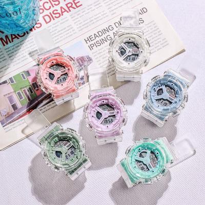 China Student Automatic Couples Free Sample Date Watch Sports Watch Multifunctional Waterproof Lead Silicone for sale