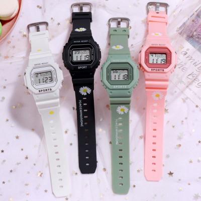 China Daisy Fashion Automatic Sports LED Student Waterproof Luminous Date Kids Led Watch for sale