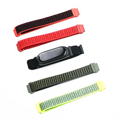 China Nylon For MI Band 4 Straps Sport Loop Bands miband 4 Nylon Watch Band Wrist Strap Strap For Xiaomi MI Band 3 4 Wristbands Pulseira for sale