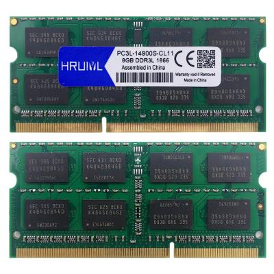 China Original Laptop Notebook Memory DDR3L 1866MHZ 4GB 8G 1.35V 204 Pin Sdram High Performance Notebook Motherboard Chips New for sale